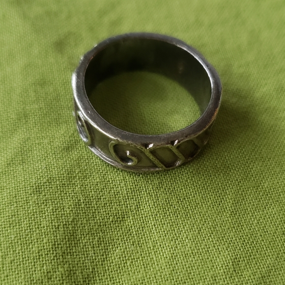 Silver Womens Ring - Modern Band - Picture 3 of 6